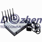 High Power Cellular Signal Jammer , 3G 4G Wimax Cell Phone Scrambler 5 Bands